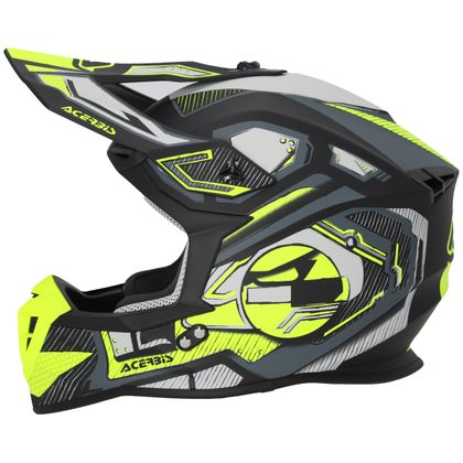 Casque cross Acerbis LINEAR 22.06 2024 - Noir / Jaune
