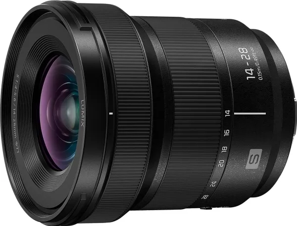 Panasonic Lumix S S-R1428E - Vidvinkel zoom objektiv - 14 mm - 28 mm - f/4.0-5.6 - L-Mount - for Leica SL2, SL2-S; Leica CL; Panasonic Lumix DC-BS1H, S1, S1R, S1H, S5, S5M2, S5M2X; Sigma fp, fp L