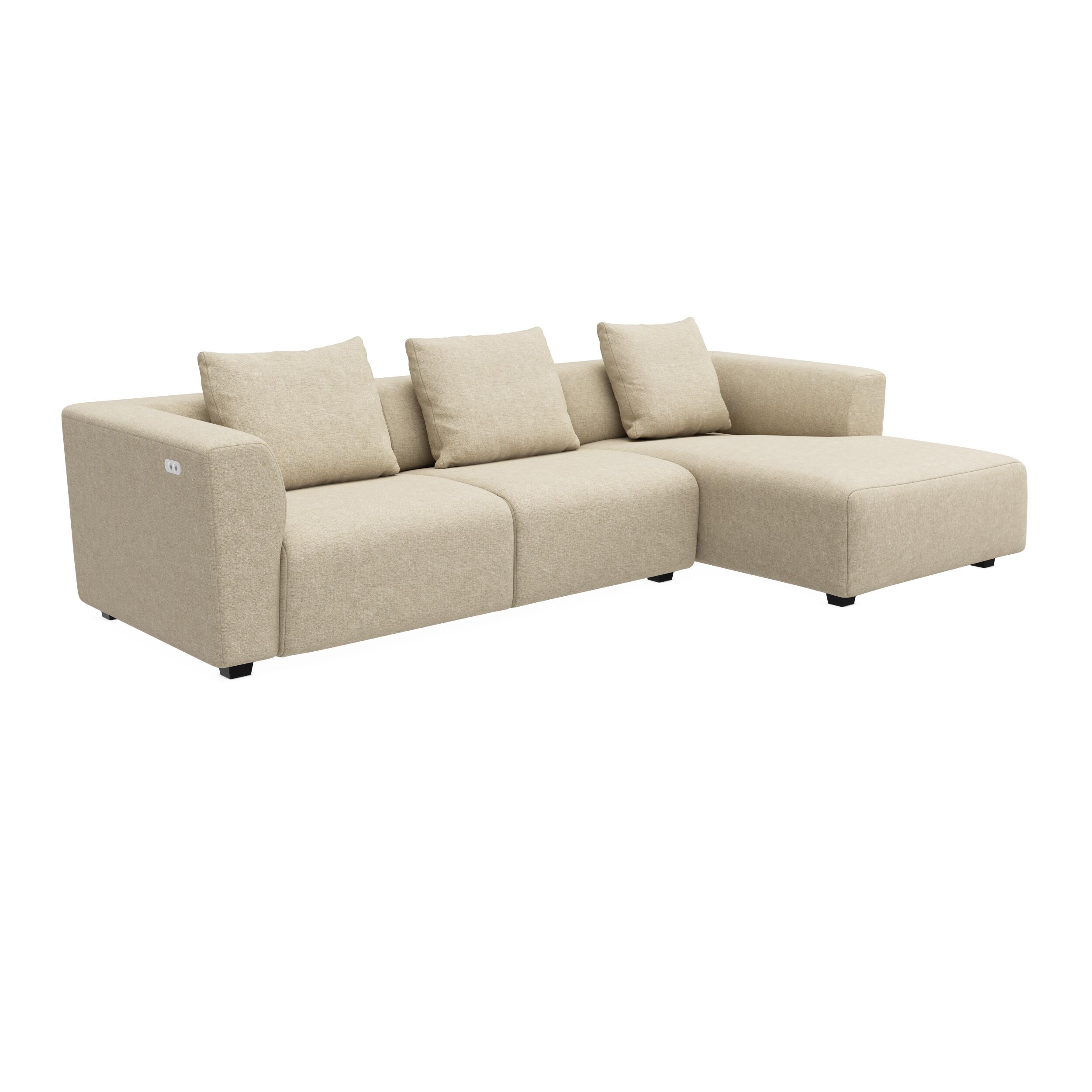 Solaro højrevendt sofa med chaiselong