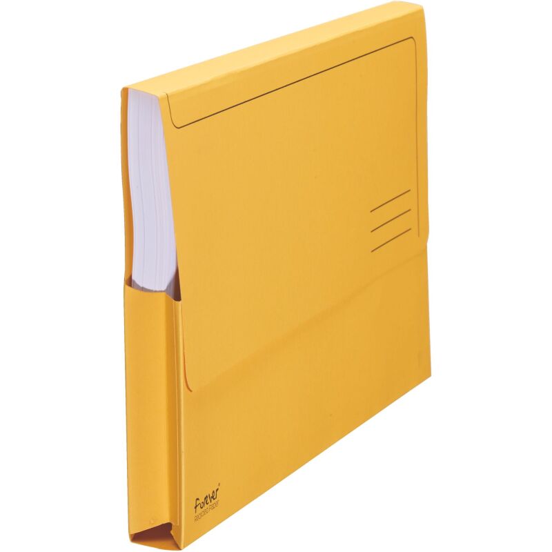 Chemise pochette Forever à soufflet carte Exacompta 24 x 32 cm couleurs assorties - Paquet de 10