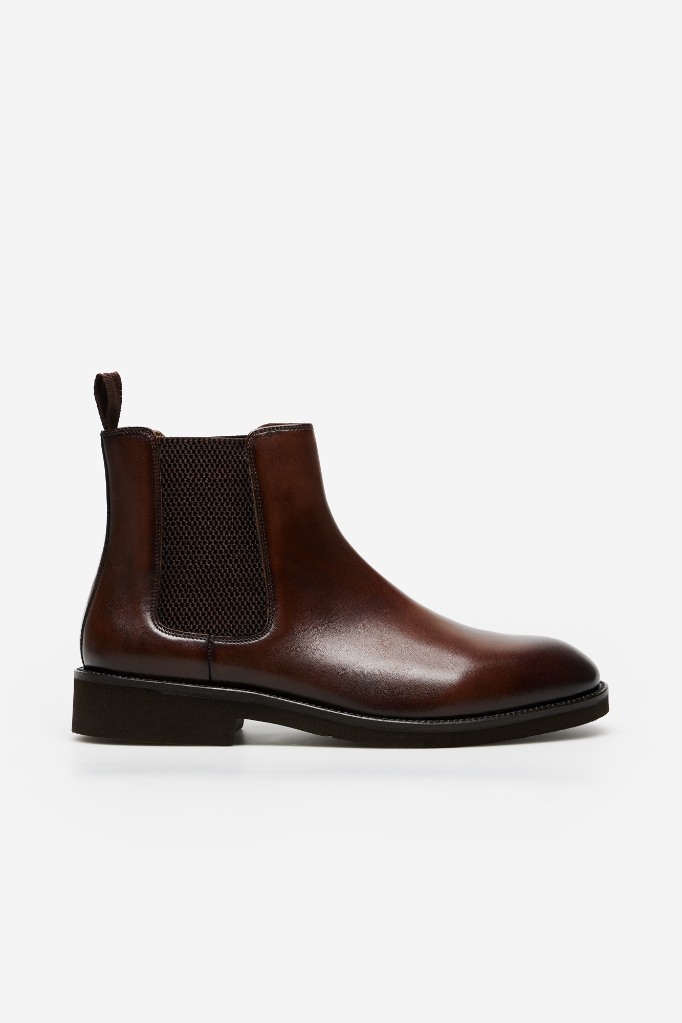 Bota Chelsea de couro