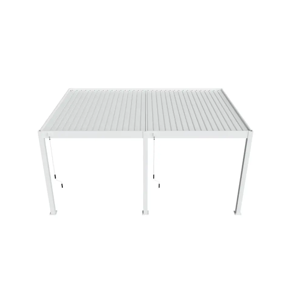 Orion Deluxe overkapping muur 360 x 530 cm wit
