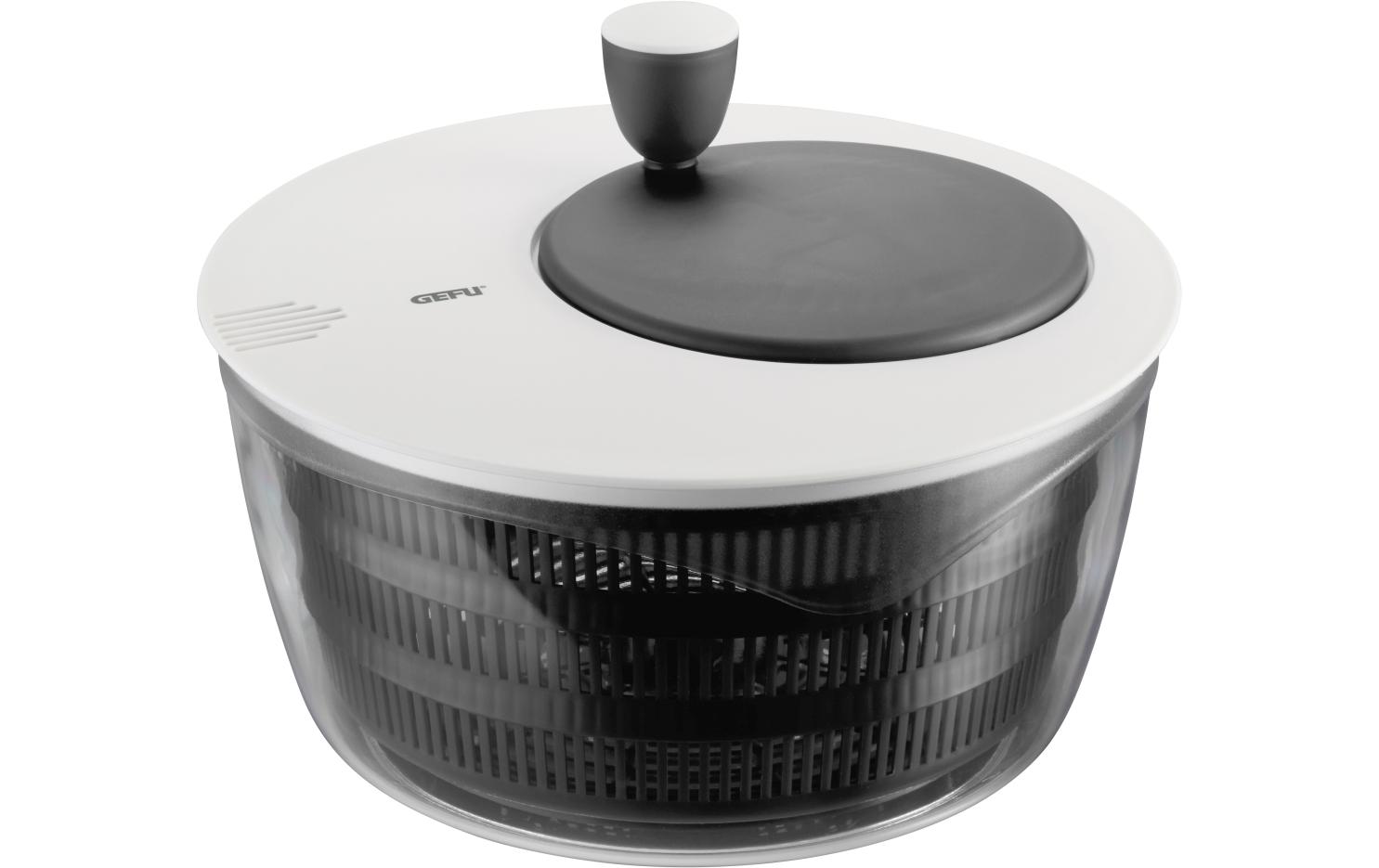 Salatschleuder Rotare 25 cm, Schwarz/WeissSchleuder für Salat