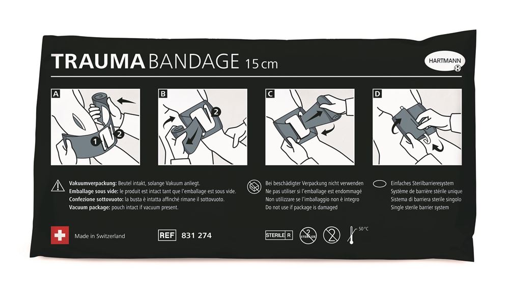 HARTMANN Trauma Bandage 15cm Btl 1 Stk