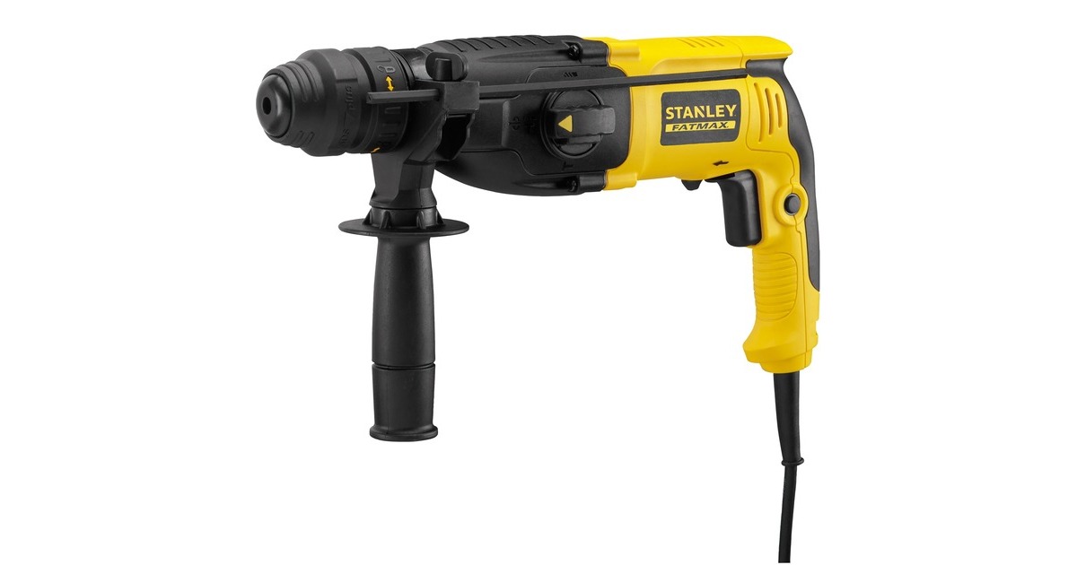 StanleyFATMAX 800W SDS+ boorhamer  (Geel/zwart, met koffer)