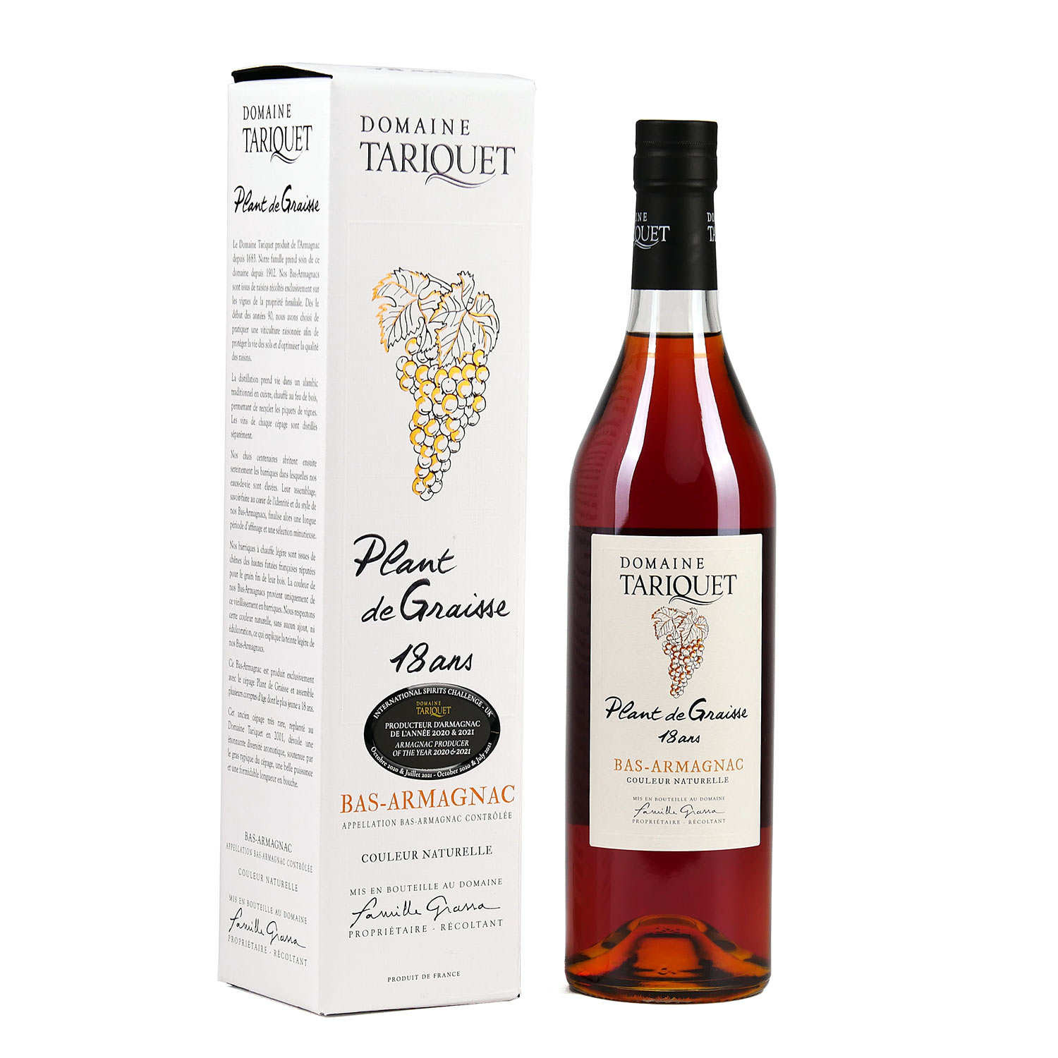 Bas Armagnac Plant de Graisse 18 ans - Domaine Tariquet 49.3%