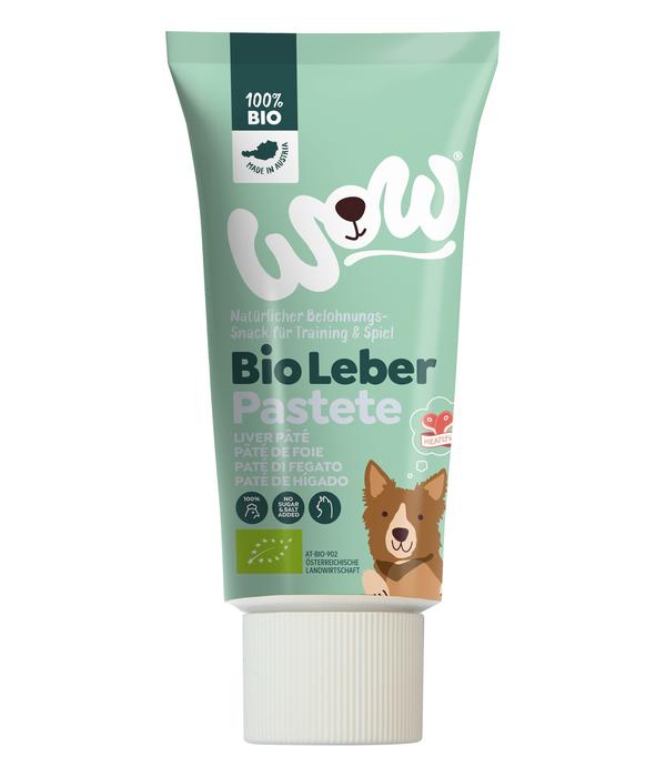 WOW® Hundesnack Bio Leberpaste, 80 g