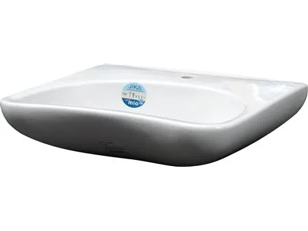 Laufen Mio hospitalsvask 64 cm - 64 x 55 cm porcelænsvask til bolte
