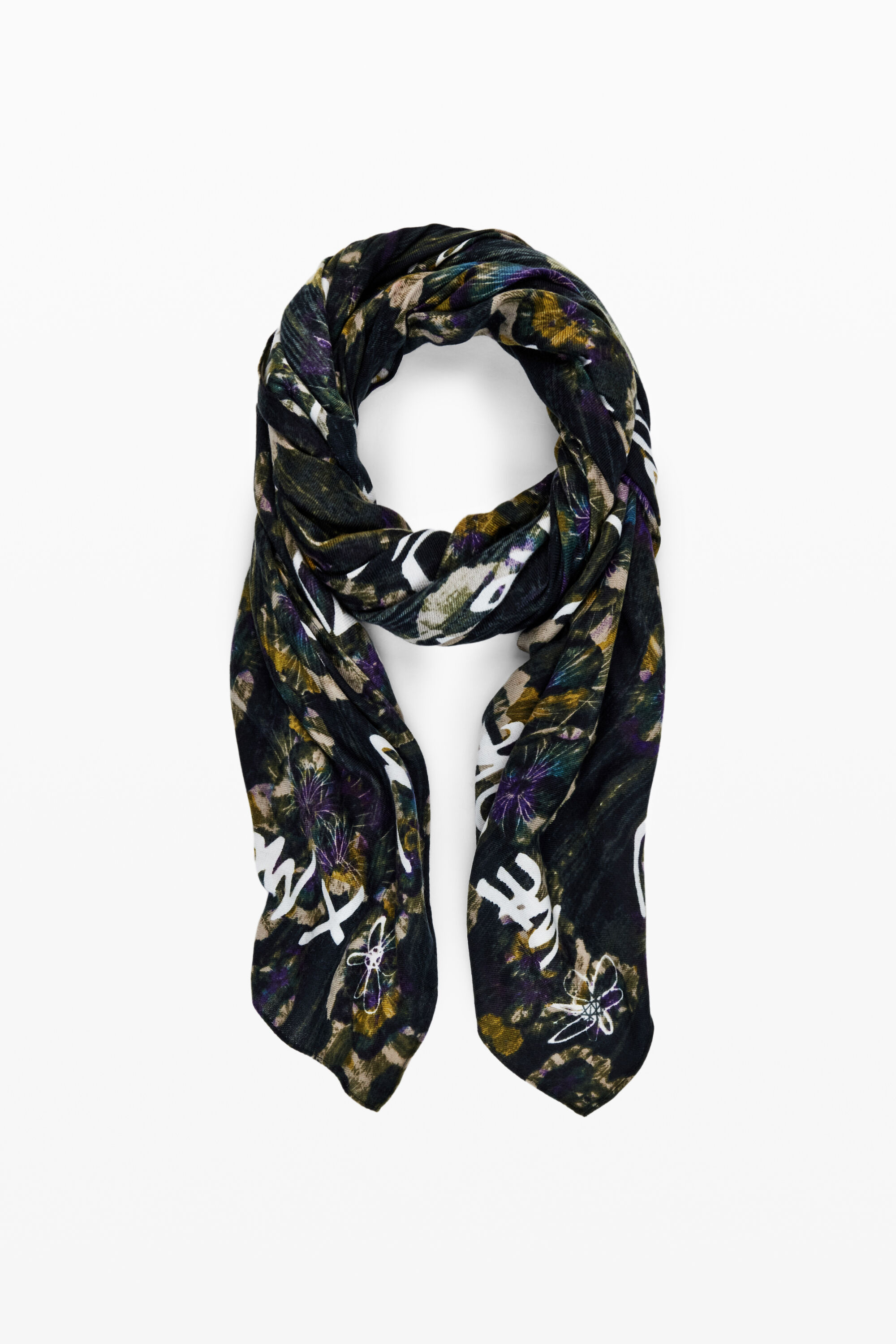 Lenço floral M. Christian Lacroix