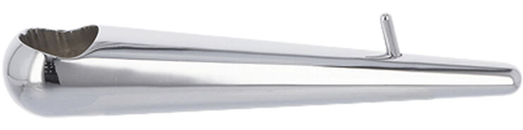 Uyuni BONFIRE Candle Holder - 1'arm Taper - Chrome - 14,5 x 5,6 CM Chrome