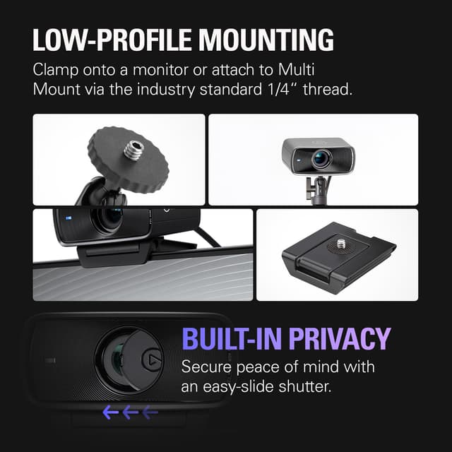 Elgato Facecam MK.2 webkamera (sort)