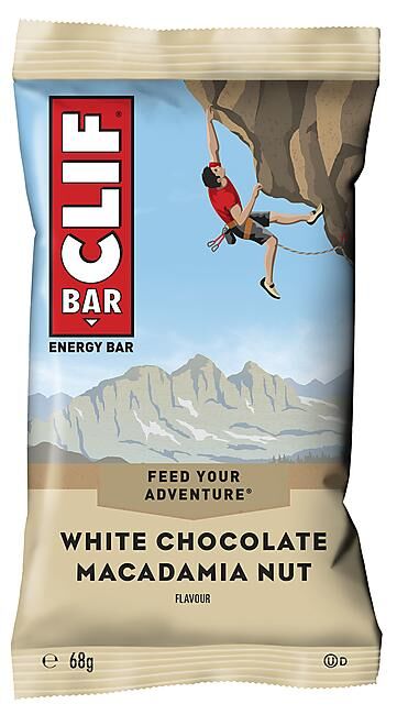 CLIF BAR - BARRE CHOCOLAT BLANC / NOIX DE MACADAMIA