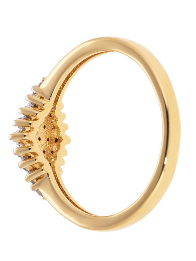 Cocktail- Ring, 25 Diamanten ca. 0,30 ct.