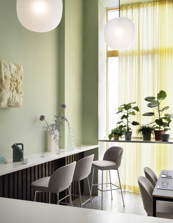 Muuto Oslo barkruk 75cm Still 941/Chrome