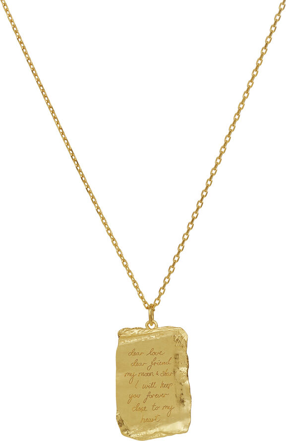 Maanesten POEM Necklace Gold