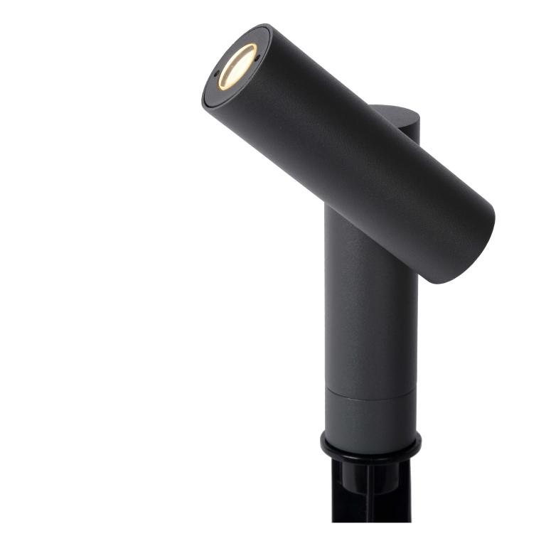Lucide Tatum sokkellamp met grondvoet LED buiten IP65 zwart