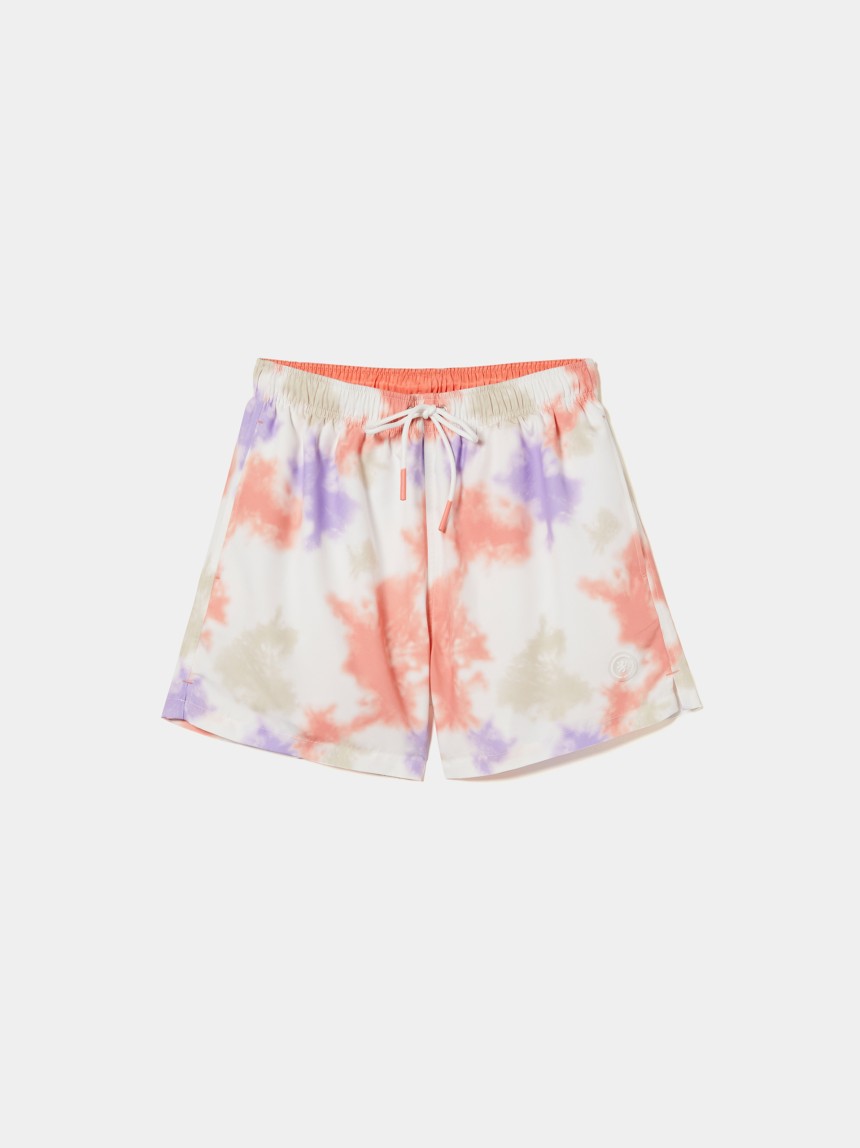 Calções de banho tie dye