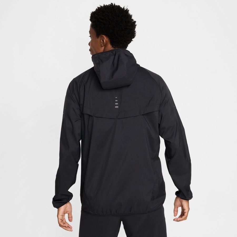 Nike Veste Running UV Imperméable Stride - Noir/Argenté