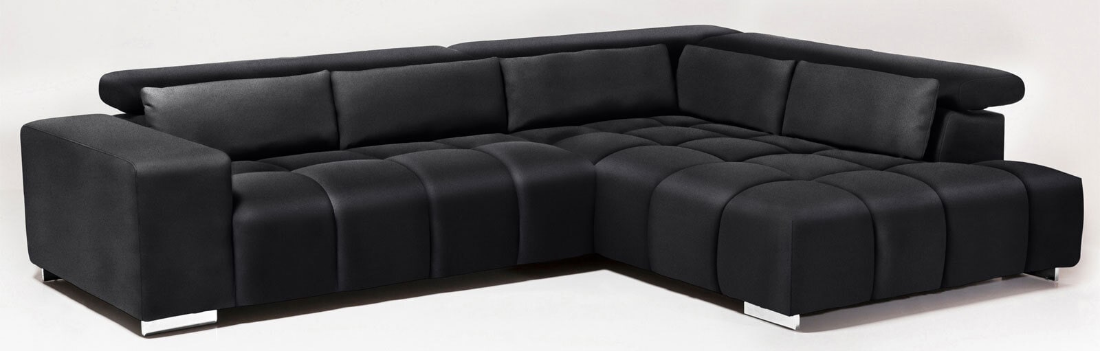 Ecksofa ORION 308 x 225 cm black