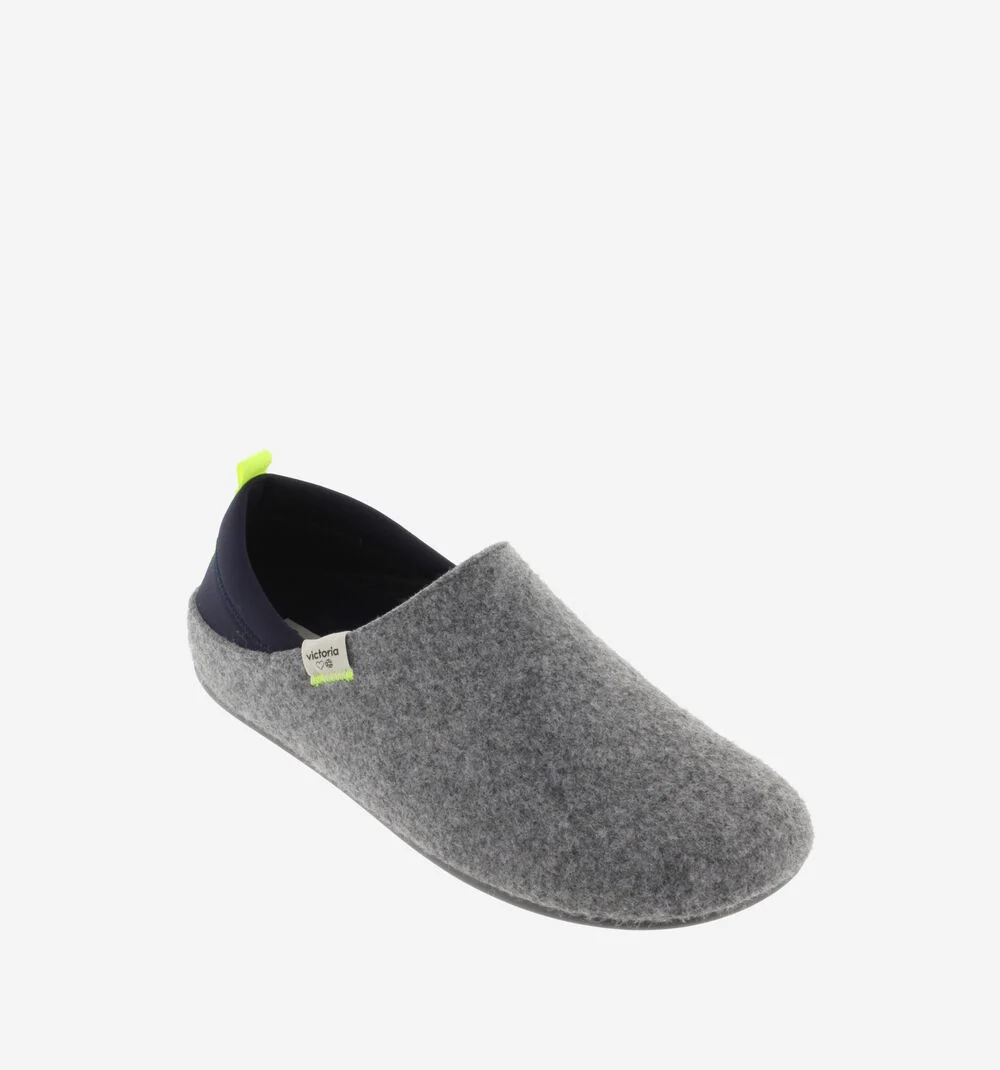 NORTE FELT AND NEOPRENE SLIPPERSGRIS