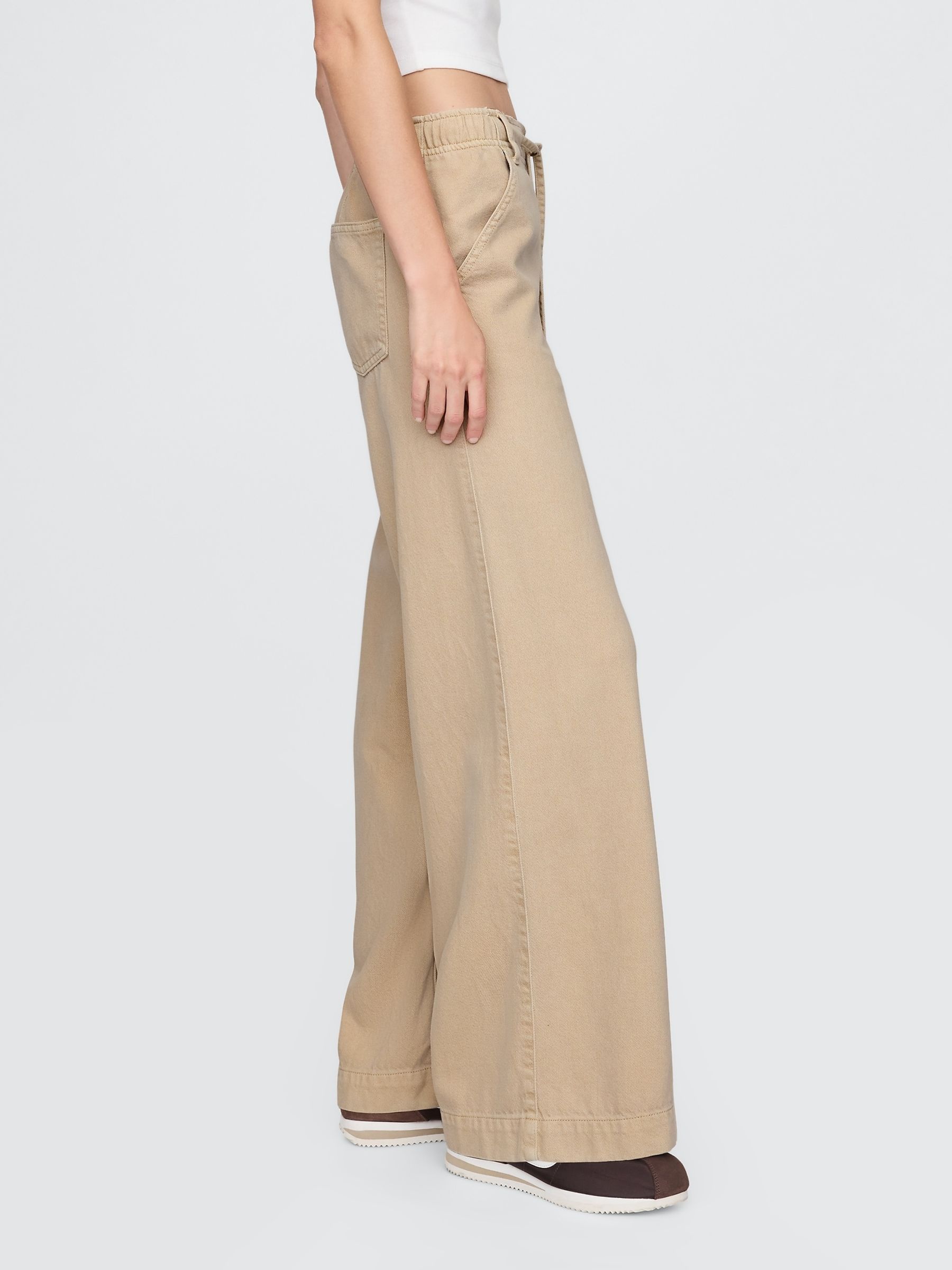 Gap UltraSoft Easy Baggy jeans met halfhoge taille