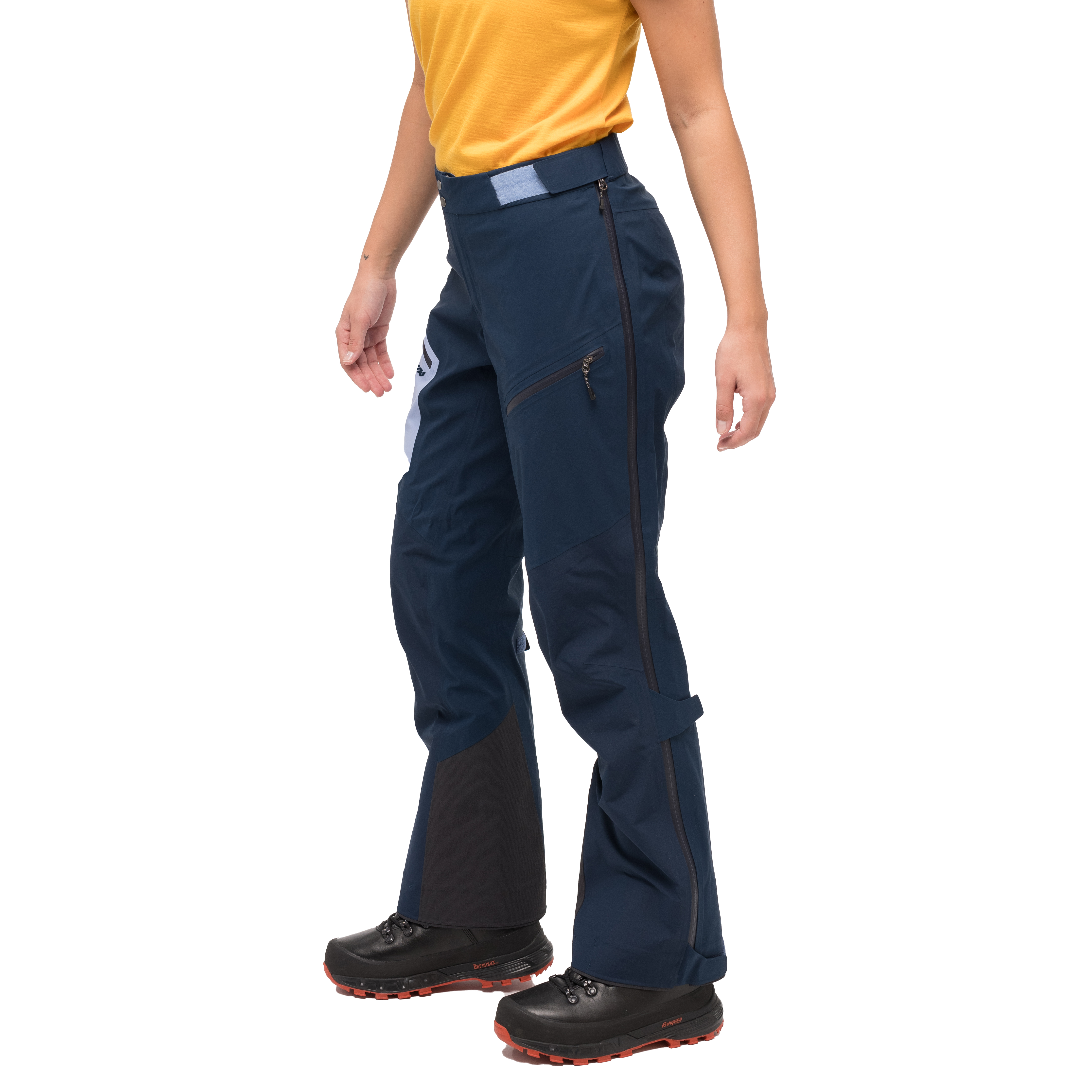 Tind 3L Shell Pants Dame Navy Blue/Blueberry Milk