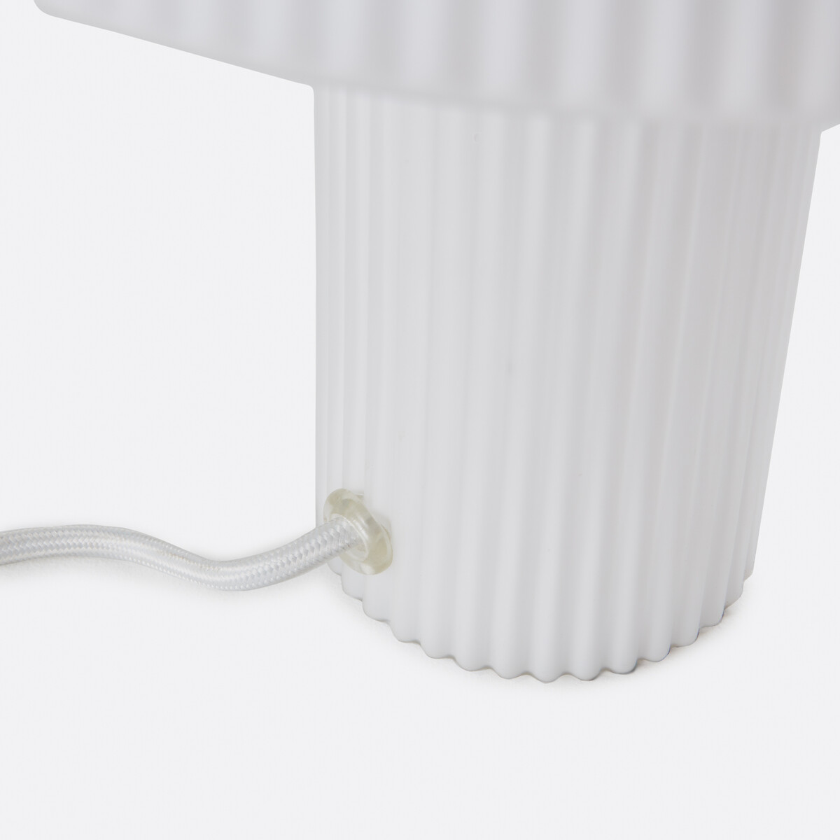 LA REDOUTE INTERIEURS<br>Mini candeeiro cogumelo, vidro opalino listrado, Loulou