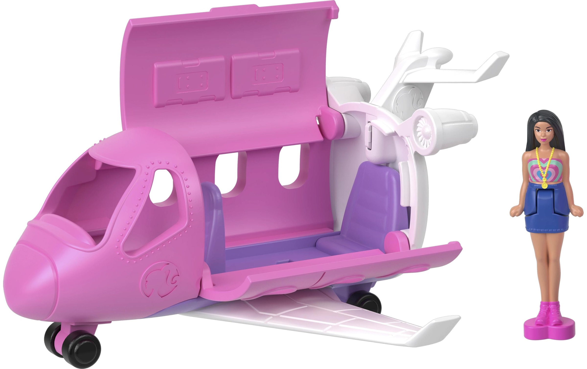 Barbie Anziehpuppe »Mini BarbieLand Traumflugzeug«