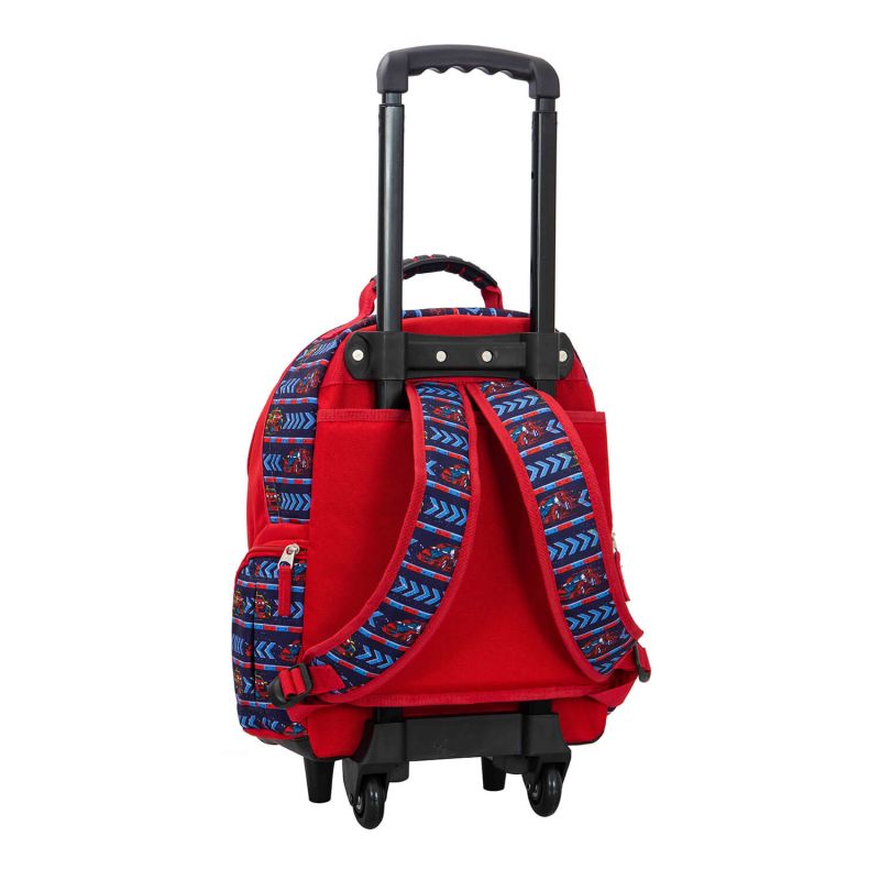 Sac à dos à roulettes Rallye 49cm Bleu/rouge