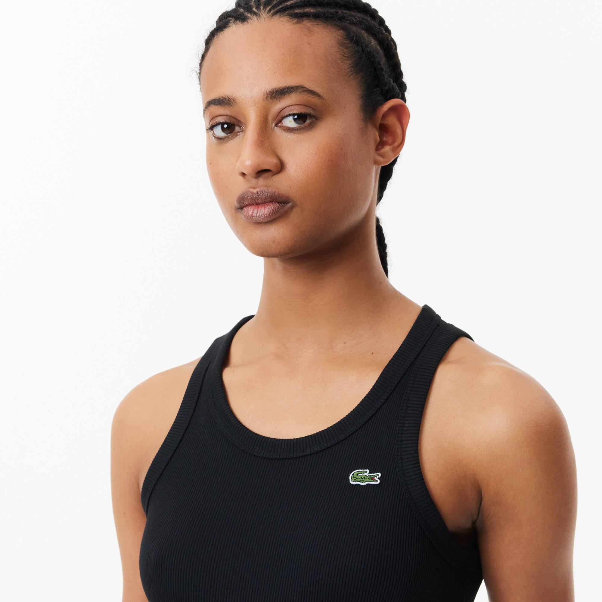 Damen LACOSTE Kleid aus Bio-Baumwolle Kleider & Röcke - Schwarz - Lacoste - Damen