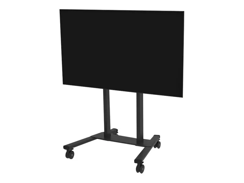 Neomounts FL55-875BL1 - Vogn med hjul - motoriseret - for LCD display - låsbar - stål - sort - skærmstørrelse: 55