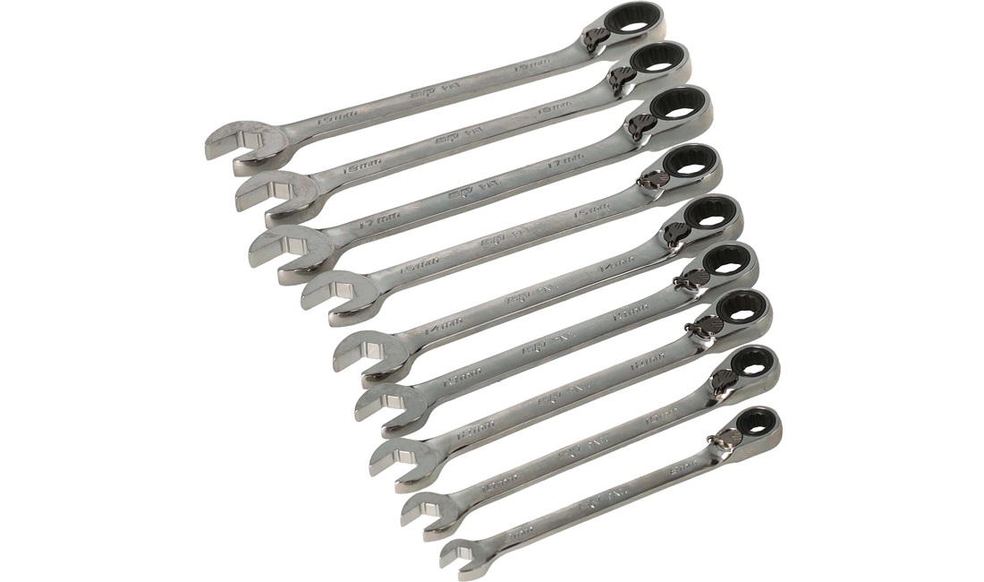 Ringgaffelnøglesæt 8-19mm - SP Tools