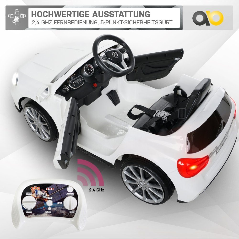 Actionbikes Motors Elektro-Kinderauto Kinderfahrzeug Mercedes GLA 45 AMG Lizenziert 3-5 Jahre, Belastbarkeit 30 kg, (1-tlg), Kinder Spielzeug - elektrisches Fahrzeug 3-6 Km/h - mit Fernbedienung