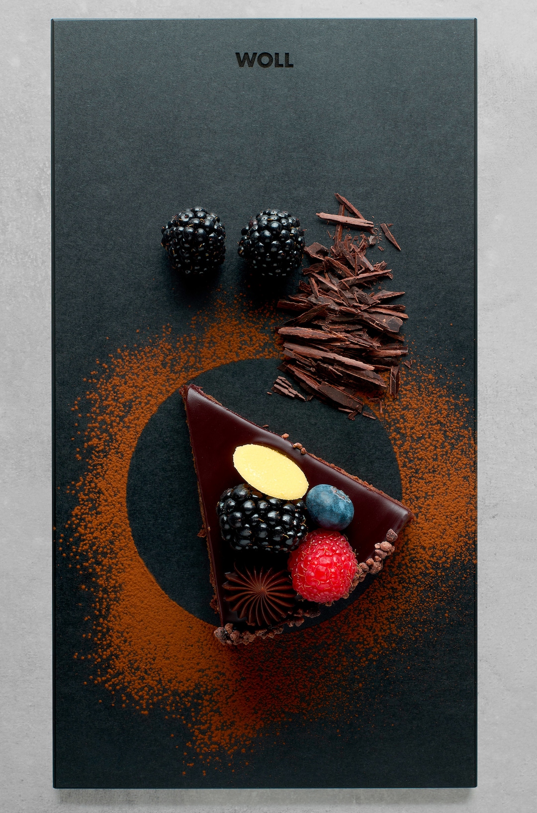 WOLL Schneidebrett-Set CUT & SERVE 2er Set Papierverbundstoff schwarz