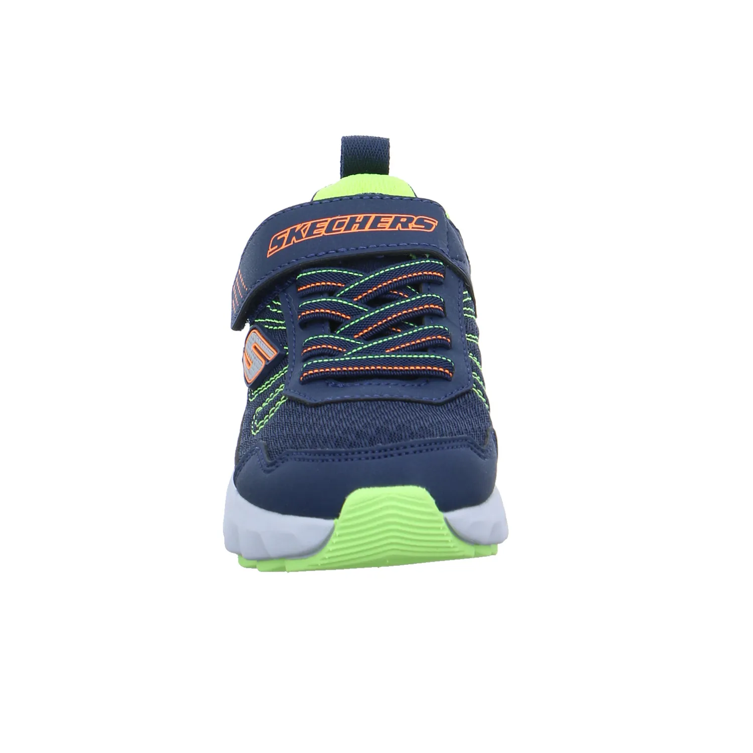 SKECHERS Kleinkinder-Halbschuh Klett Dunkelblau Textil  Sneaker