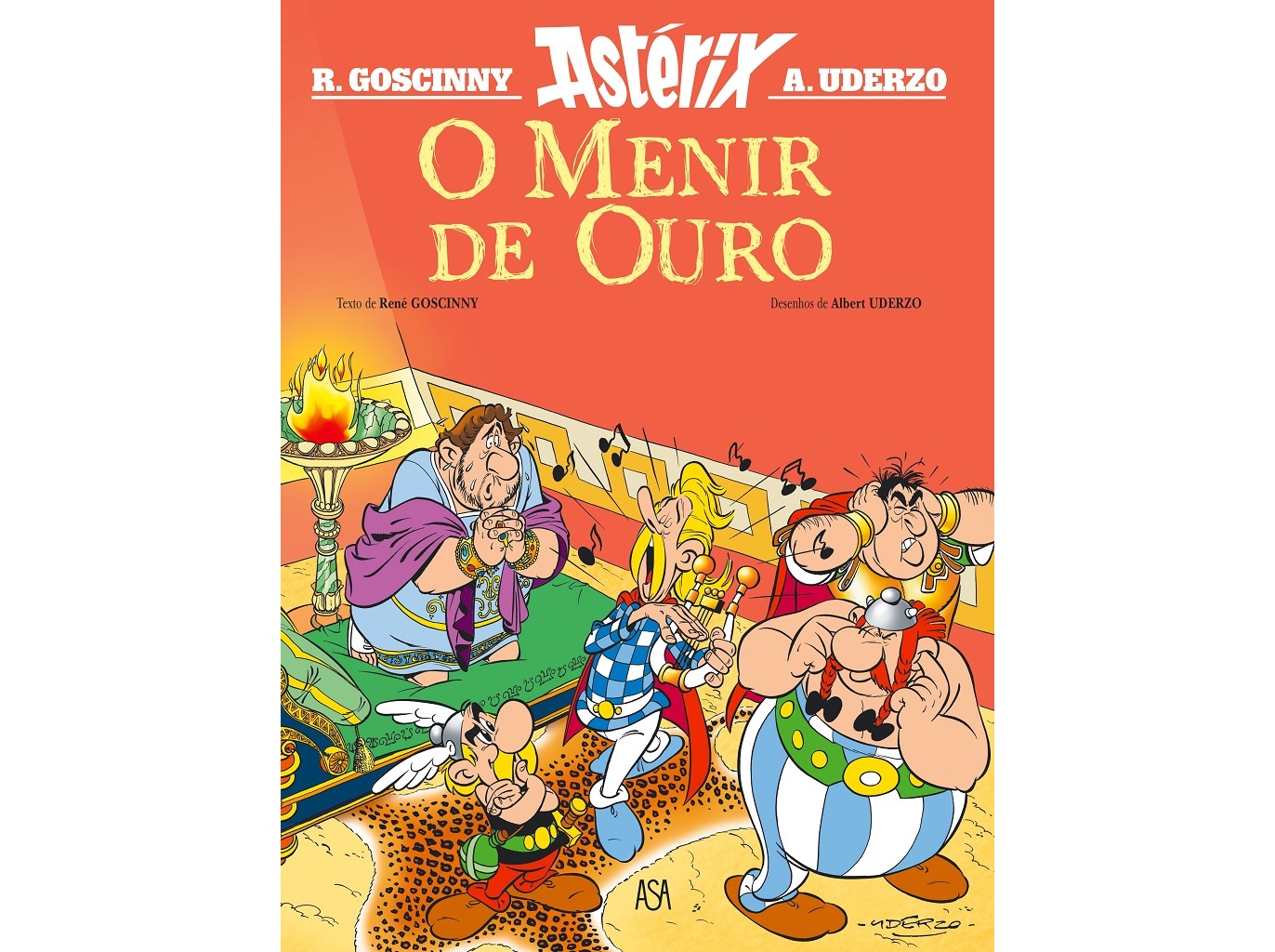 LIVRO ASTÉRIX9789892349718O MENIR DE OURO - RENÉ GOSCINNY E ALBERT UDERZ