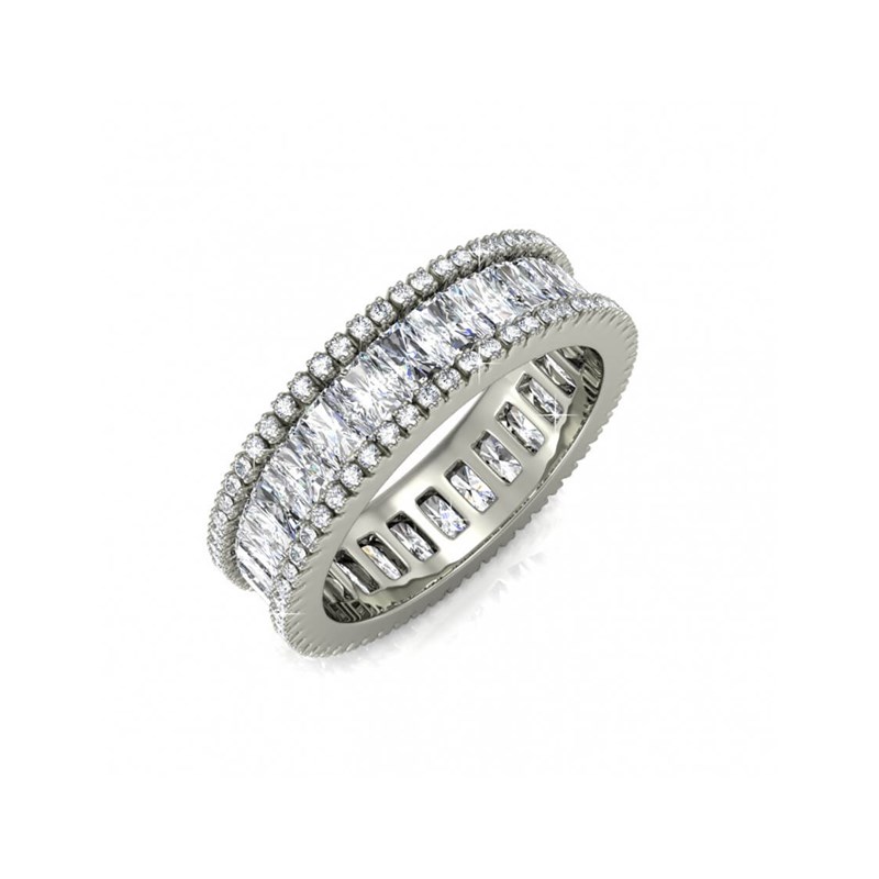 Bague Glamour Lock - Argenté et Cristal