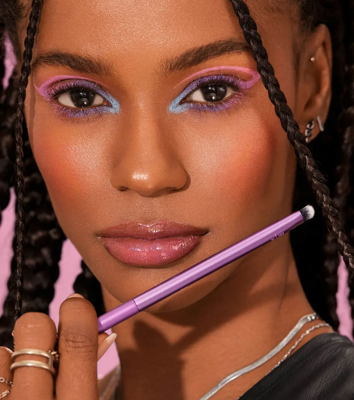 Real Techniques - Conjunto de pincéis  Everyday Eye Essentials