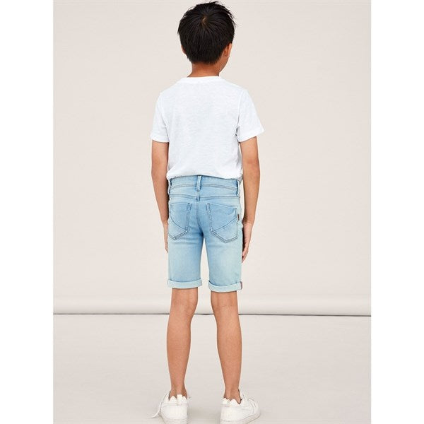 Light Blue Denim Silas Slim Denim Shorts Noos