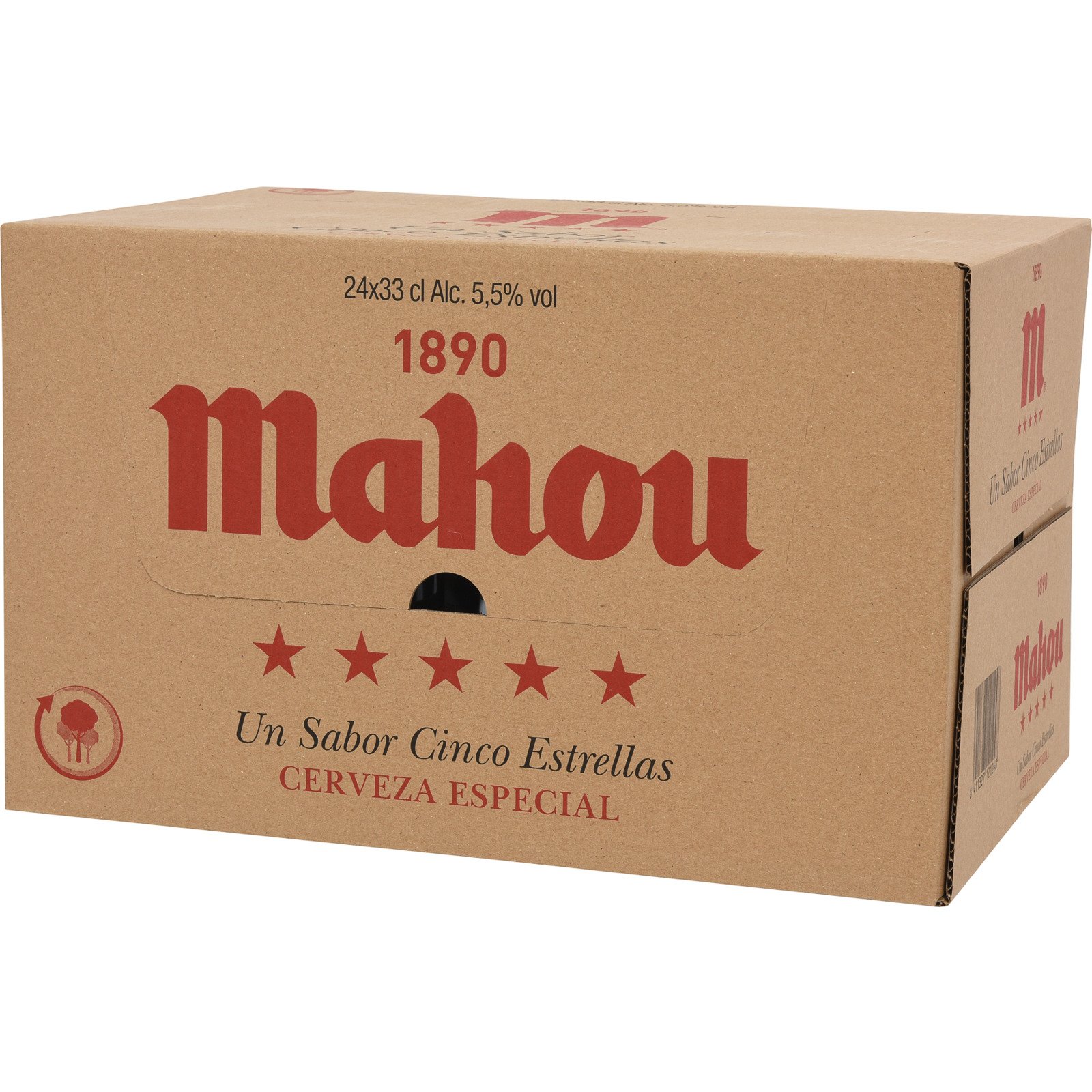 Mahou Cinco Estrellas Bier 24x33 cl Fl