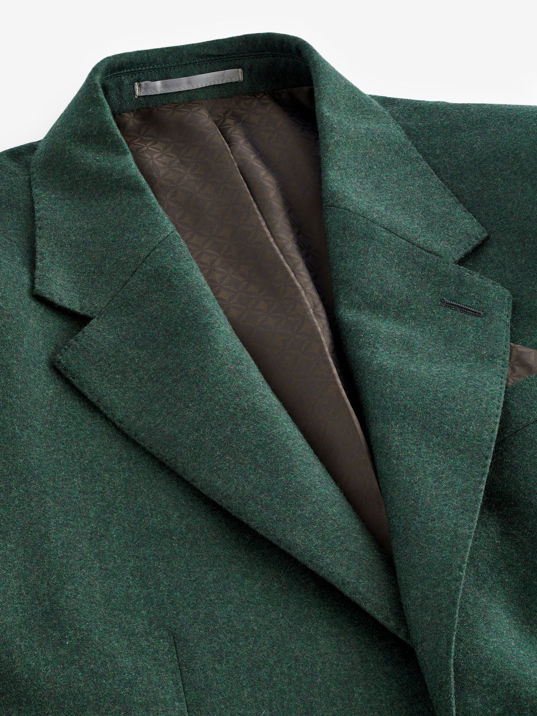 Groen - Slim Fit - Signature Zignone Italian Wool Cashmere Blend Flannel Suit Jacket