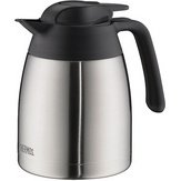 Pichet isotherme THV, 1,0 litre, acier / noir