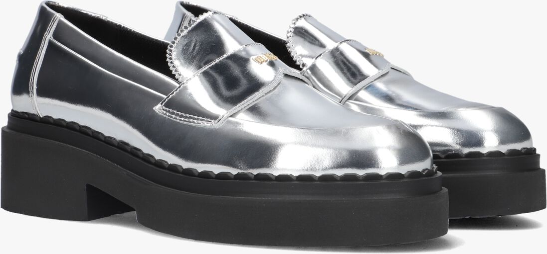NUBIKK zilveren nubikk loafers frankie loafer