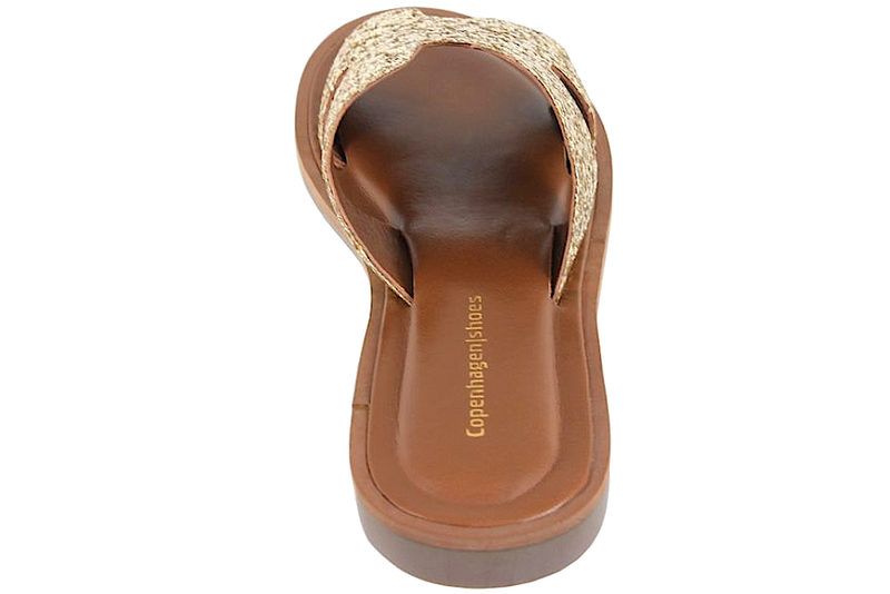 COPENHAGEN SHOES IVY SLENTERS MED GULD GLIMMER