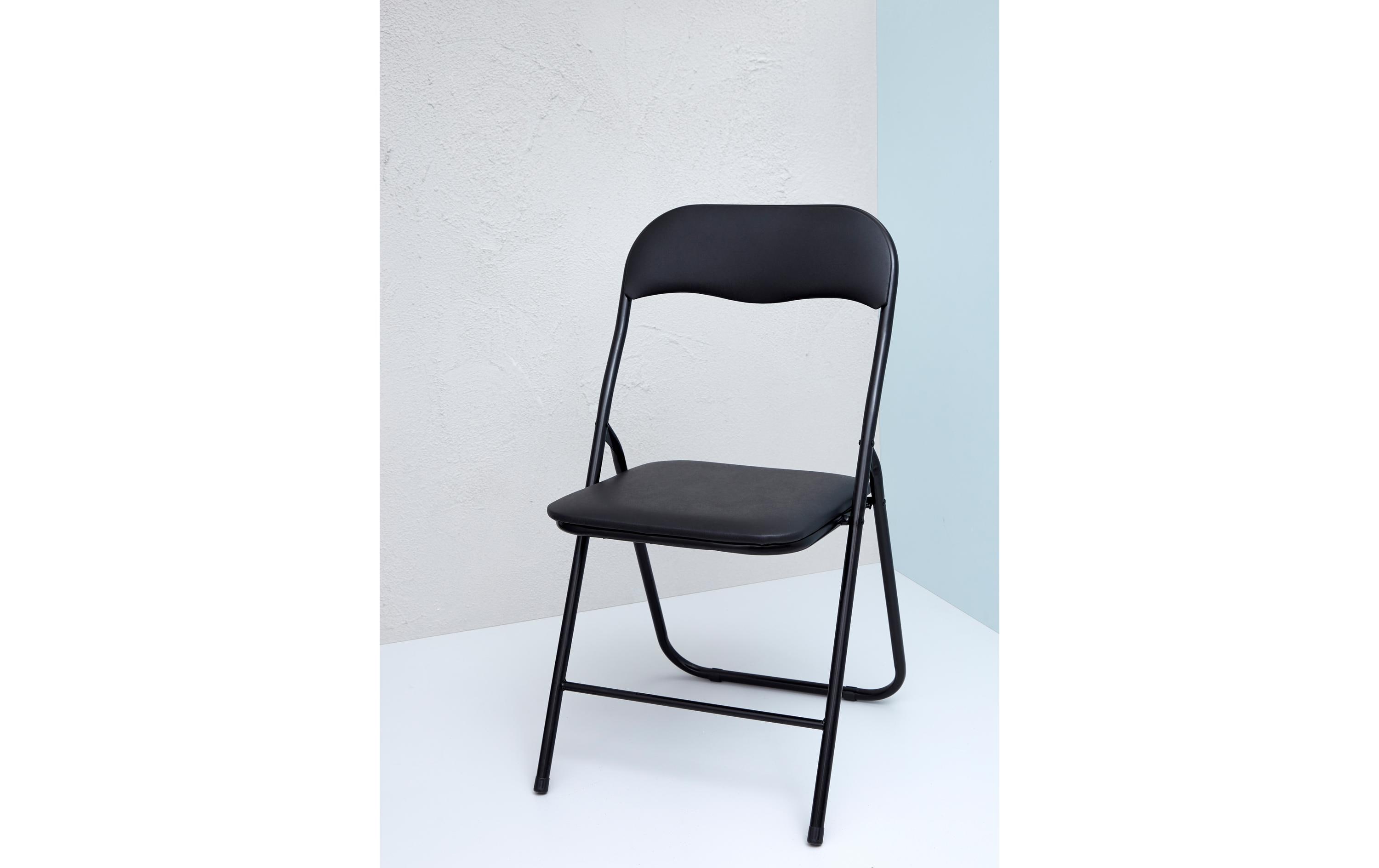 Stuhl 44 x 45 x 78 cm, SchwarzKlappstuhl