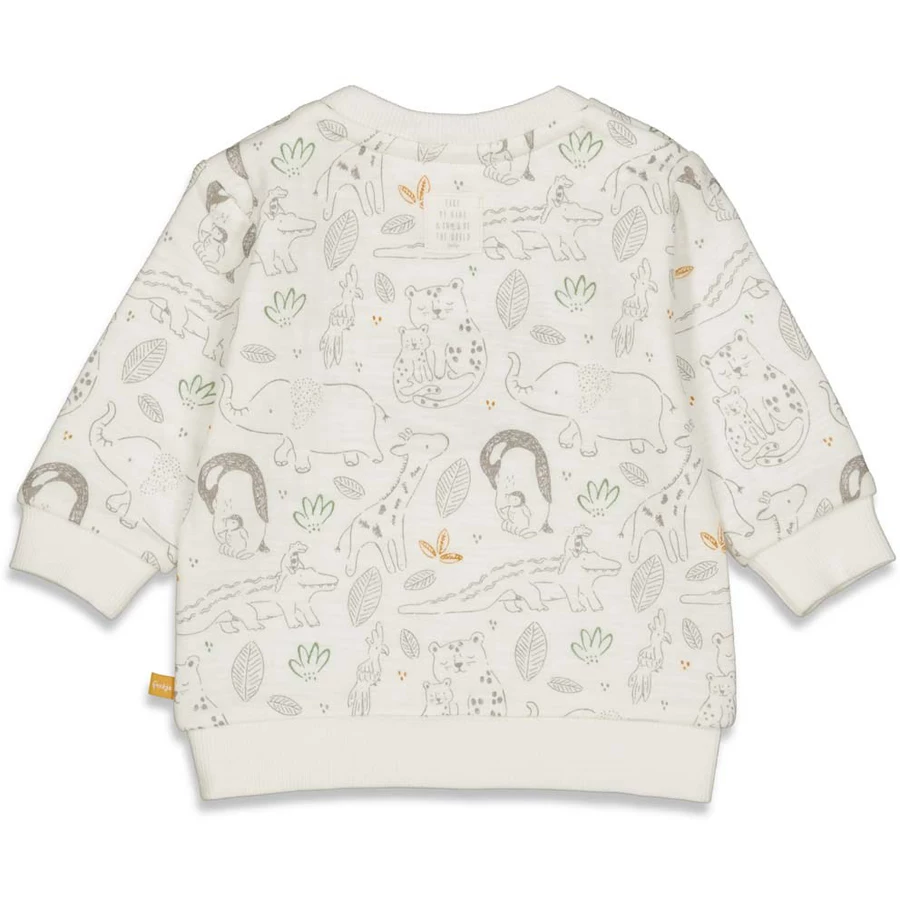 Feetje Feetje Sweatshirt Welcome To Earth Offwhite