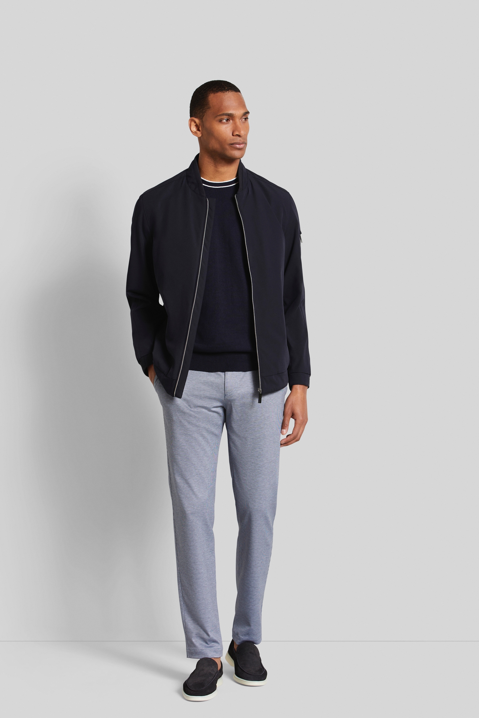bugatti Blouson ohne Kapuze mit Stretchfunktion
