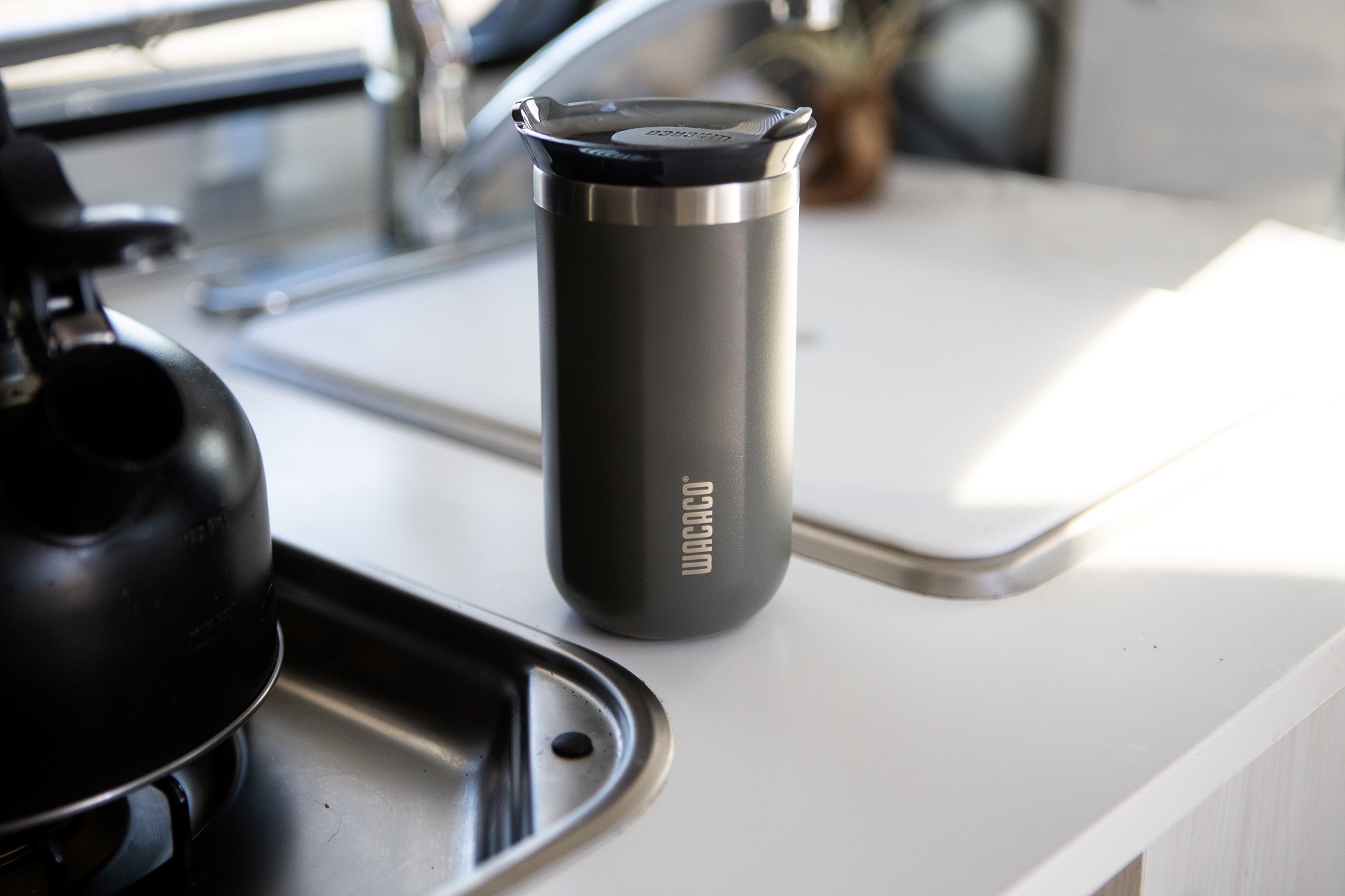 Octaroma Lungo Thermosbeker - Grey
