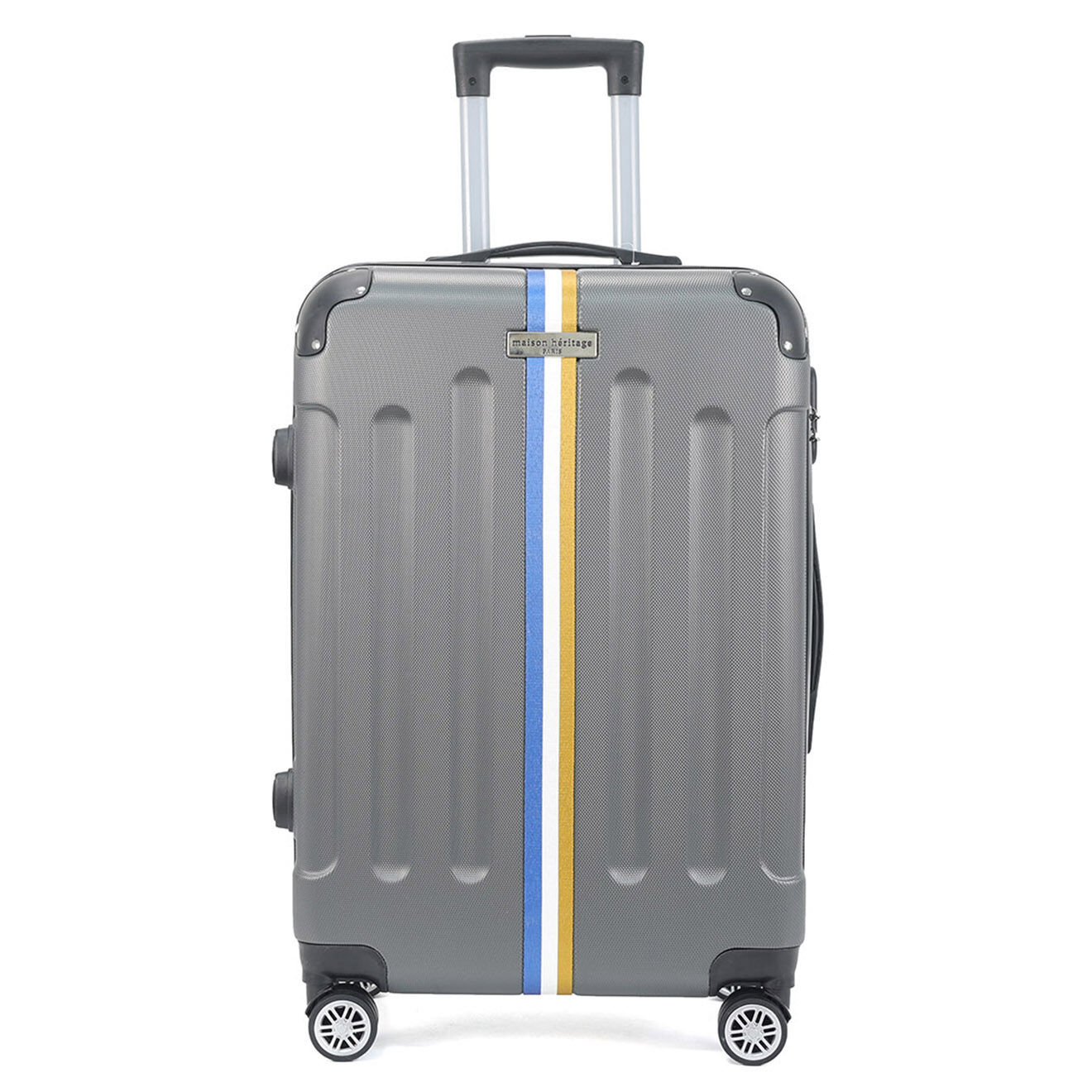 Maison Héritage 2 Valises 4 roues doubles Rivoli 55/75 cm gris foncé