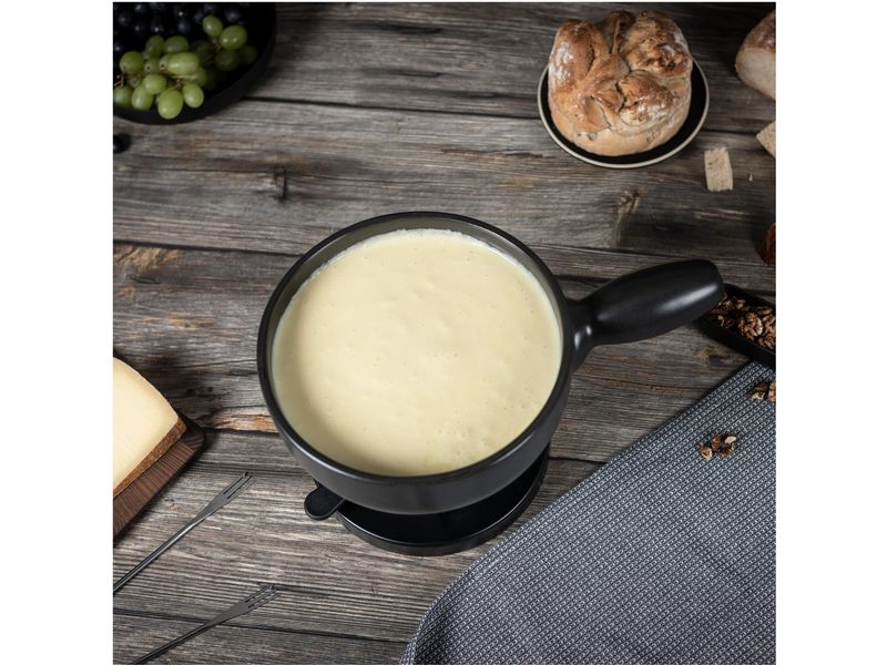 Kuhn Rikon Fondue-Caquelon Induktion Classic Schwarz Fonduepfanne